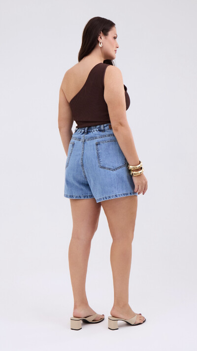 Fotoshorts jeans comfort azul izzat