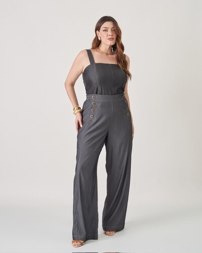 Foto cropped corset denim spandex upper
