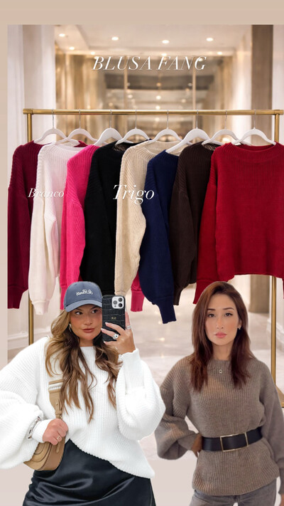 Foto Blusa tricot fang planet