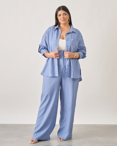 Foto Camisa linho de viscose kayla