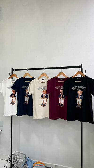 Foto T shirt urso brilho