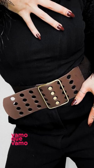 Foto cinto elastic furos