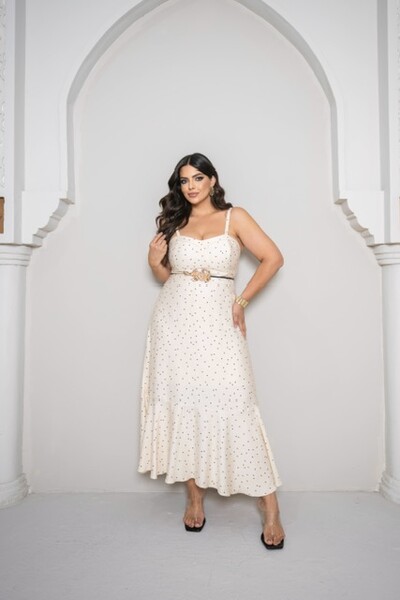 FotoVestido midi poa divas