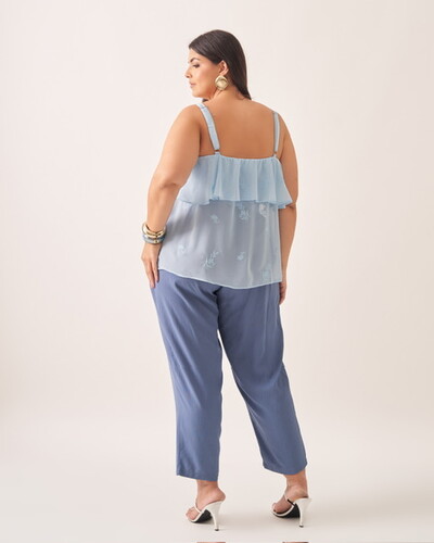 FotoBlusa regata jabour cibele crepe kayla