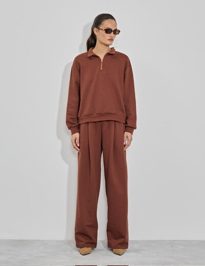 Foto blusa polo moletom kayla