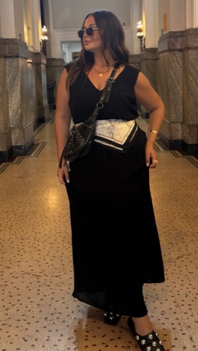 Foto Vestido karen midi viscose kayla