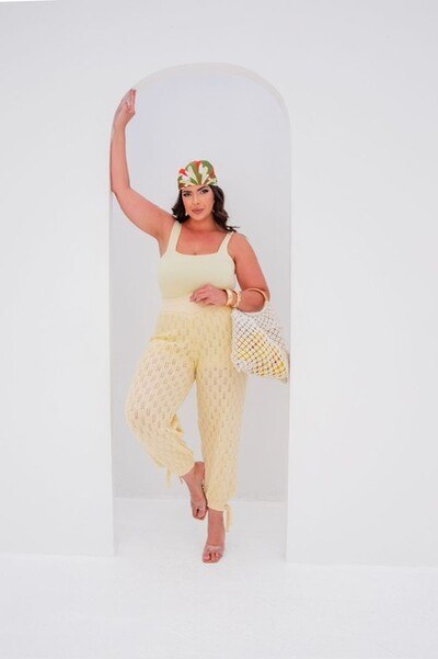 Foto calca tricot aladin planet provador