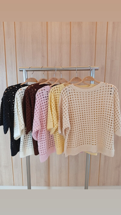 Foto Blusa colmeia tricot planet