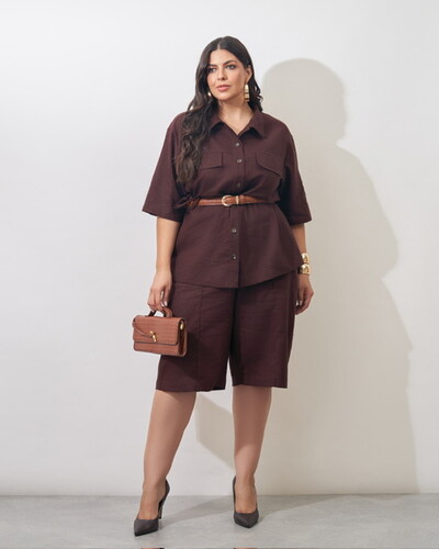 Foto bermuda alfaiataria ciclista cassia kayla