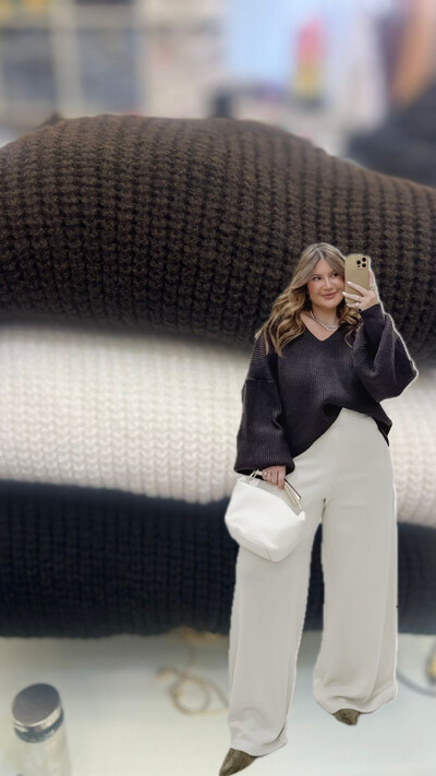 Foto blusa tricot puf mousse planet