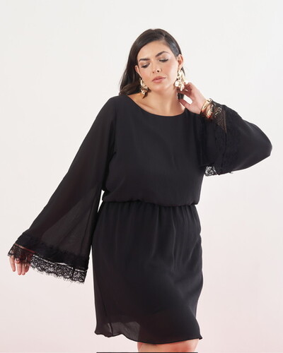 Foto Vestido lace chiffon kayla