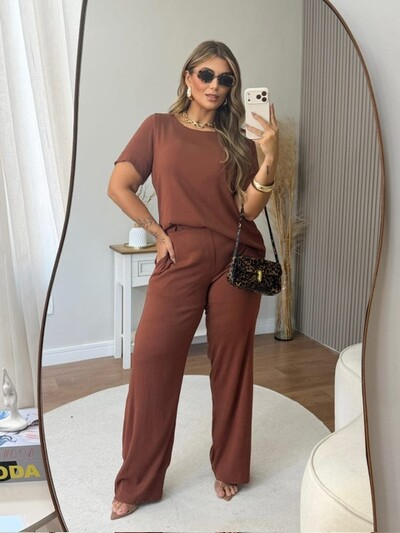 Foto pre venda conjunto viscolinho com elastano milan