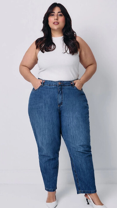 Foto Calca mom jeans izzat