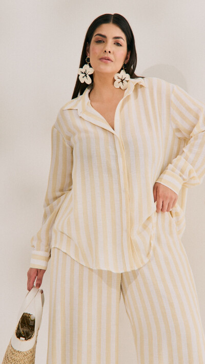Foto Conjunto stripes euro golden quebela