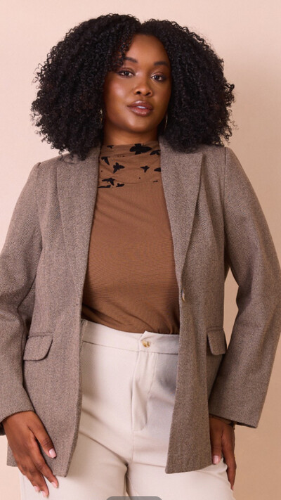 Fotopre venda blazer alfaiataria principe de gales