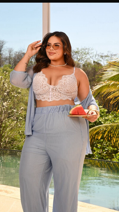 Fototop com bojo renda poliamida