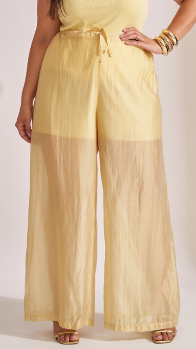 Fotocalca reta liocel forro de shorts collab kayla