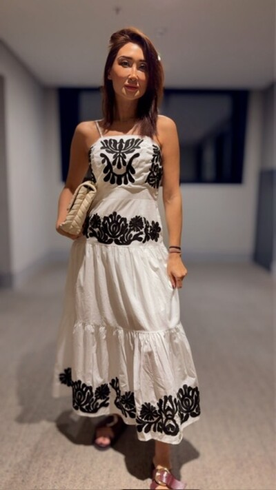 Foto Vestido algodao com estampa boho sml