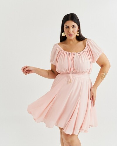 Foto Vestido crepe ggt cigana quebela