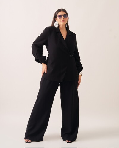 Foto blazer nivea alfaiataria viscose com transpasse kayla