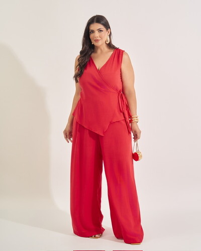 Foto calca giulia alfaiataria viscose kayla