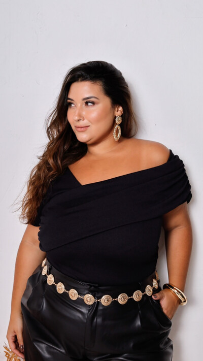 Foto blusa canelada ribana assimetrica nah 9