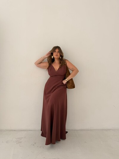 Foto vestido longo darling hotpink