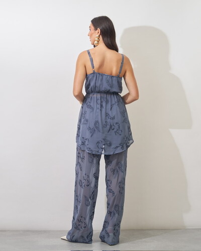 Fotocalca crepe com forro de shorts crepe trabalhado juli kayla