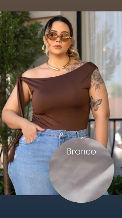 Foto PROMO SEM TROCA Blusa amni laço ombro