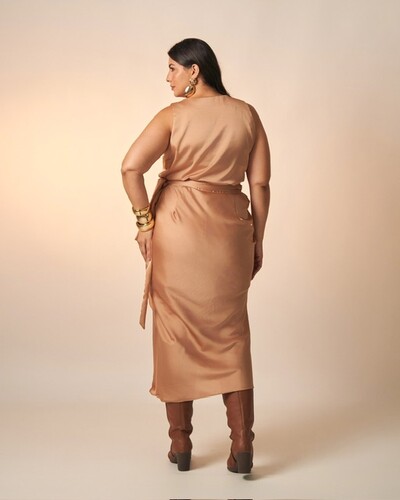 Fotoregata melissa tecido poliester acetinado kayla