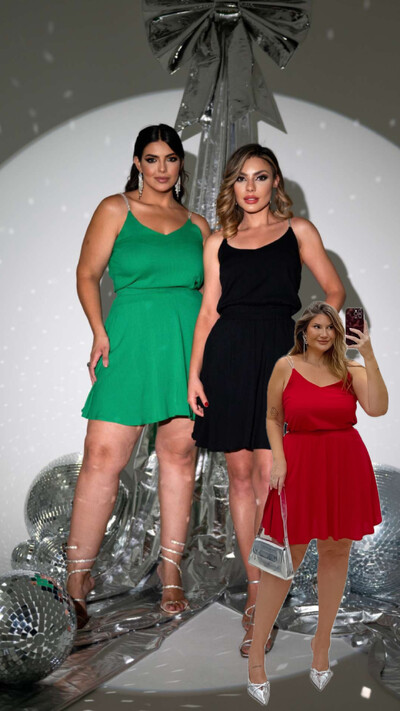 Foto pre venda vestido decote v red com alca prata shine luz de cristal milanjus