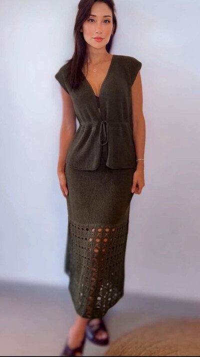 Foto conjunto belissima tricot planet