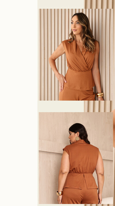 Foto Blusa mabel crepe moss light upper