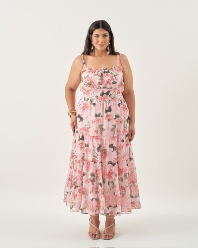 Fotovestido floral florenza quebela