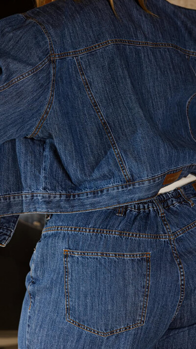 Fotojaqueta jeans izzat