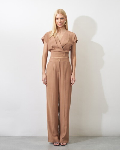 Foto calca cleu alfaiataria viscose kayla
