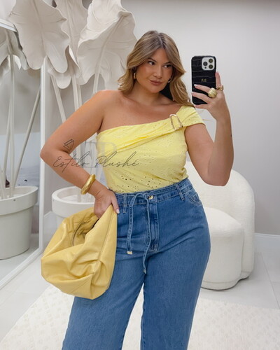 Fotocalca jeans izuz wide leg azul provador