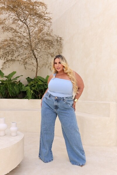 Fotocalca widleg azul jeans karol liso f