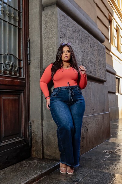 Fotocalca wideleg cordao jeans escuro