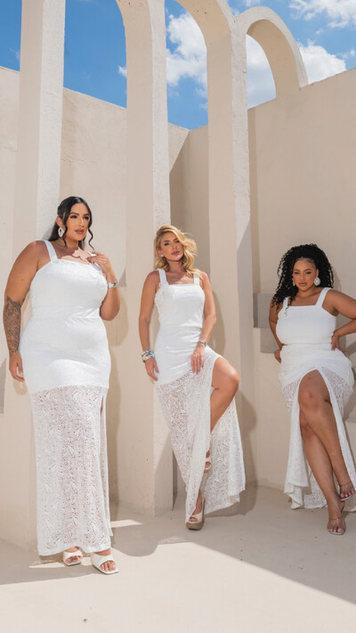 Fotopre venda vestido longo arrastao com fenda rosamili