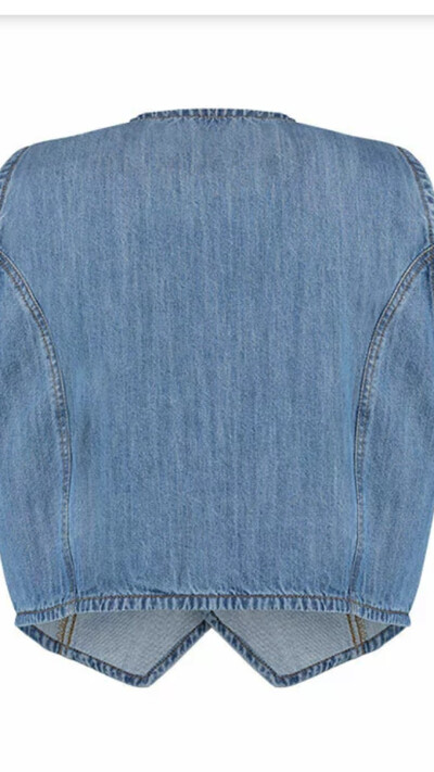 Fotocolete jeans azul claro izzat