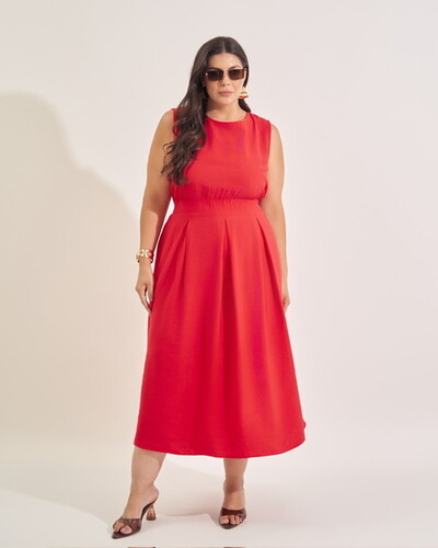 Fotovestido decote quadrado kayla