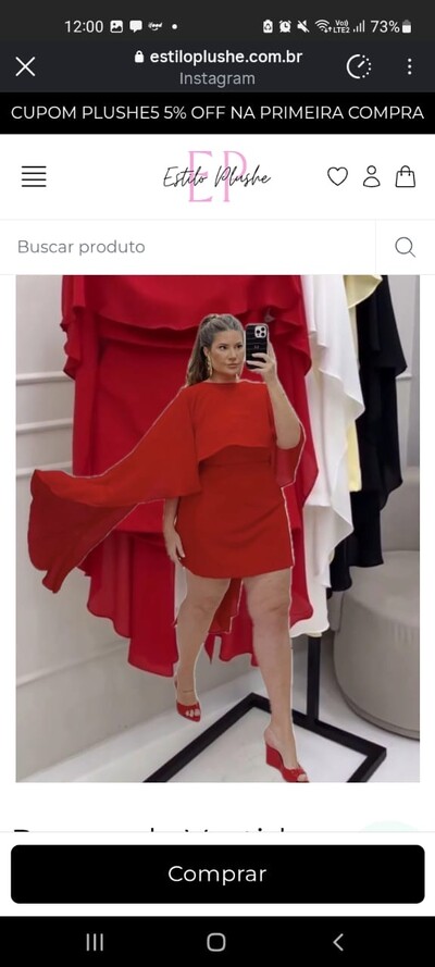 Foto Pre venda Vestido capa hotpink