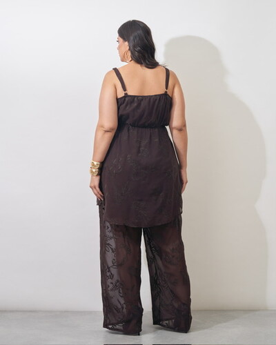 Fotoregata em crepe trabalhada com ajuste juli kayla