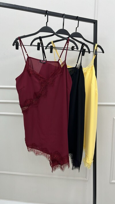 Foto Regata crepe com renda ciclios hotp