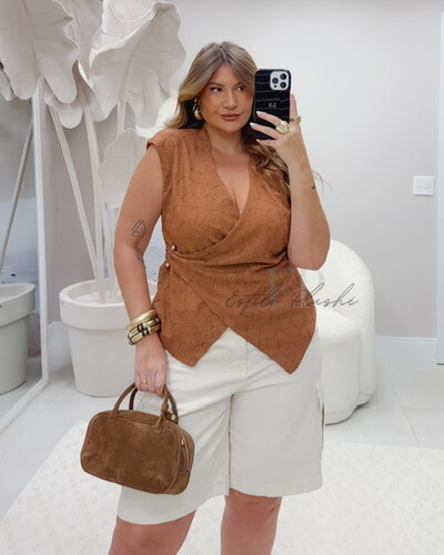 Fotojorts jeans 100% algodao izuz provador