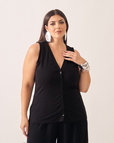 Foto Blusa mili com botoes kayla