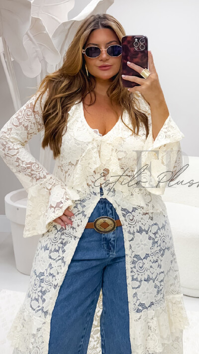 Fotoblusa romantic renda veneza brunah