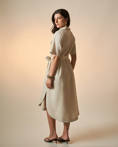 Fotovestido chemise perla kayla