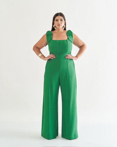 Foto macacao alfaiataria armani com laces quebela